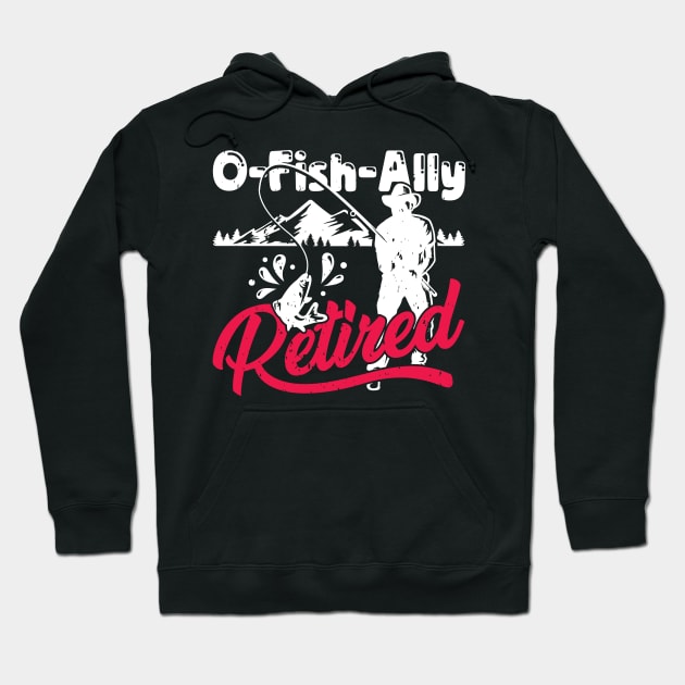 Fishing Fisher Retirement Fisherman Gift Hoodie by Dolde08